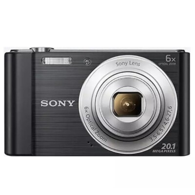 Sony Cyber-shot DSC-W810 20.1MP 6X Compact Digital Camera Black 85