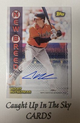 2024 Topps Archives Adley Rutschman “New Breed” On Card Auto