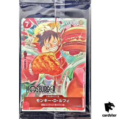 SEALED] Monkey D. Luffy P-080 MOS BURGER [Promo] One Piece