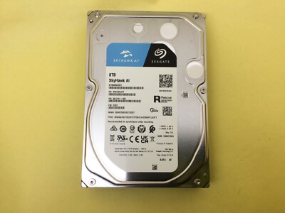 Seagate SkyHawk AI 8TB 7200RPM SATA 6Gb/s 3.5in Internal HDD