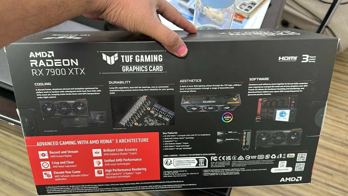 ASUS AMD/ATI TUF Gaming Radeon RX 7900 XTX OC Edition 24 GB GDDR6