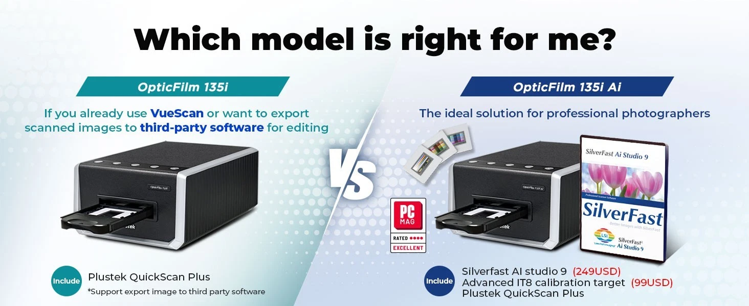 Plustek OpticFilm 135i, Film & Slides Scanner - 2025 ver. 5