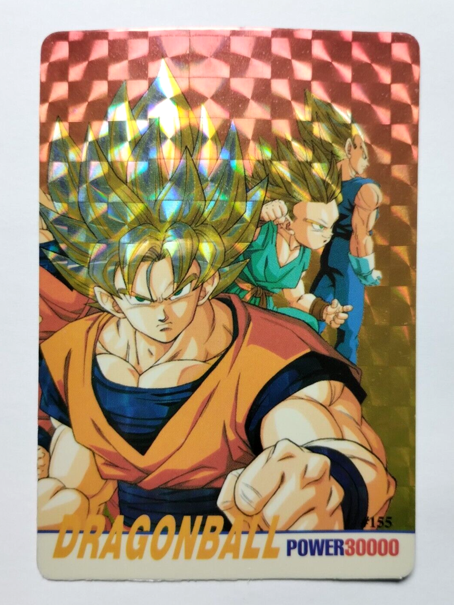 1999 DRAGON BALL Z Card #155 SON GOKU SSJ VEGETA SSJ TRUNKS SSJ
