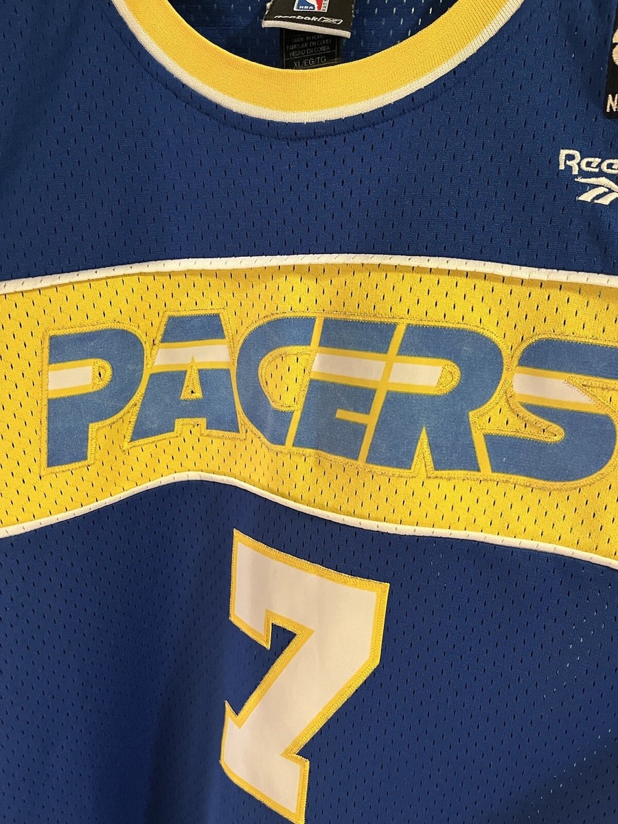 Jermaine O'Neal Indiana Pacers Jersey 7 HWC 87-88 Reebok NBA