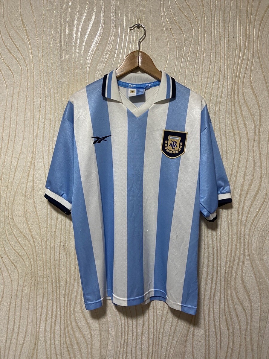 ARGENTINA 1999 2000 HOME FOOTBALL SHIRT SOCCER JERSEY REEBOK sz 38