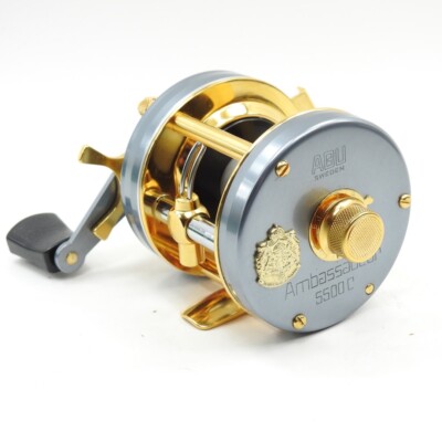 Abu Garcia Ambassadeur 5500C De Luxe Fishing Reel. W/ Box