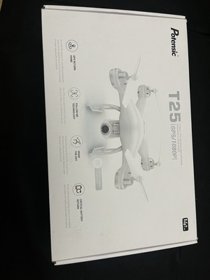 Potensic T25 1080p HD GPS Drone - White for sale online | eBay