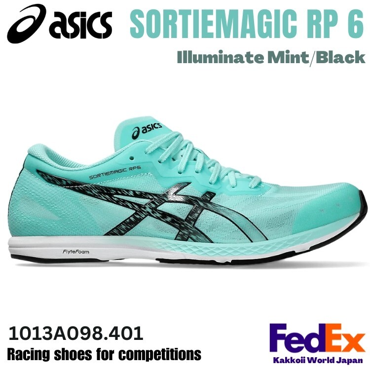 ASICS Running Shoes SORTIEMAGIC RP 6 Illuminate Mint 1013A098.401
