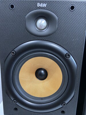 B&W Bowers & Wilkins DM602 Bookshelf Speakers | Black | Wired