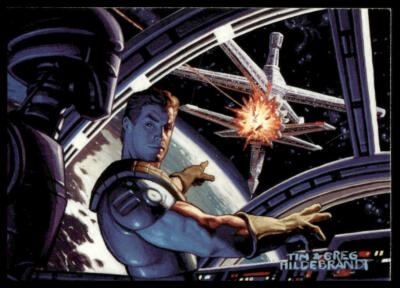 Dash Attacks Xizor's Skyhook 1996 Topps Star Wars Shadows Of The