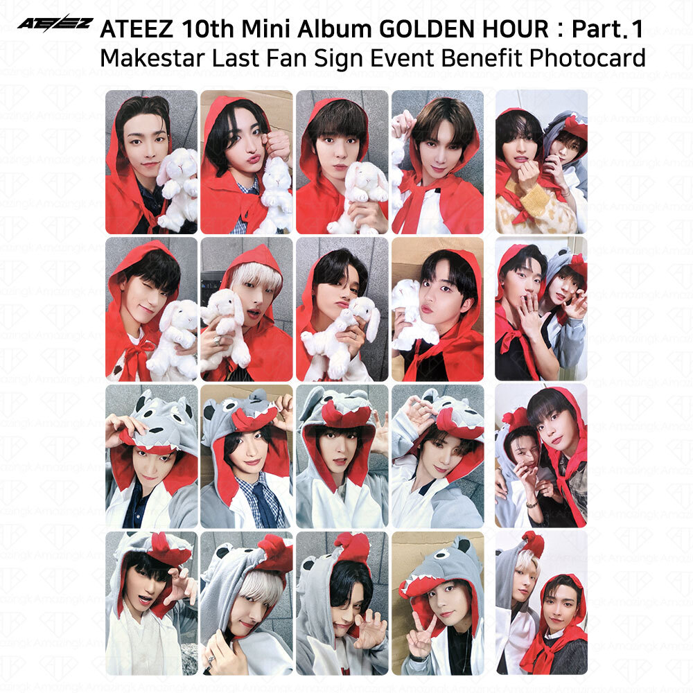 ATEEZ 10th Mini Album Golden Hour Part.1 Makestar Last Fan Sign
