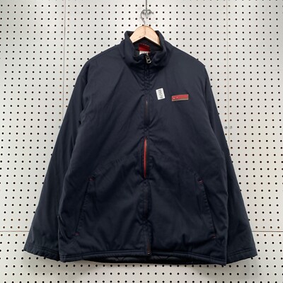 Vintage Oakley Zip Jacket Mens Medium Black Red Tag Nylon Winter