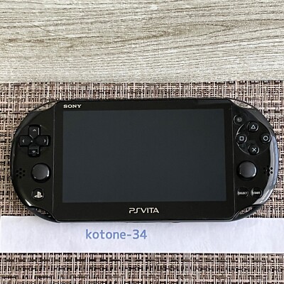 SONY PS Vita Black console PCH 2000 Playstation Used Japan | eBay