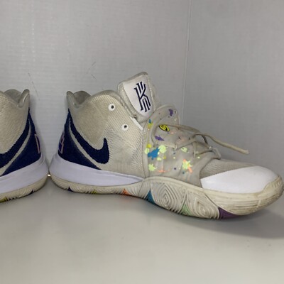 Nike Kyrie 5 Have A Nike Day Mens Size 13 Basketball Shoes White