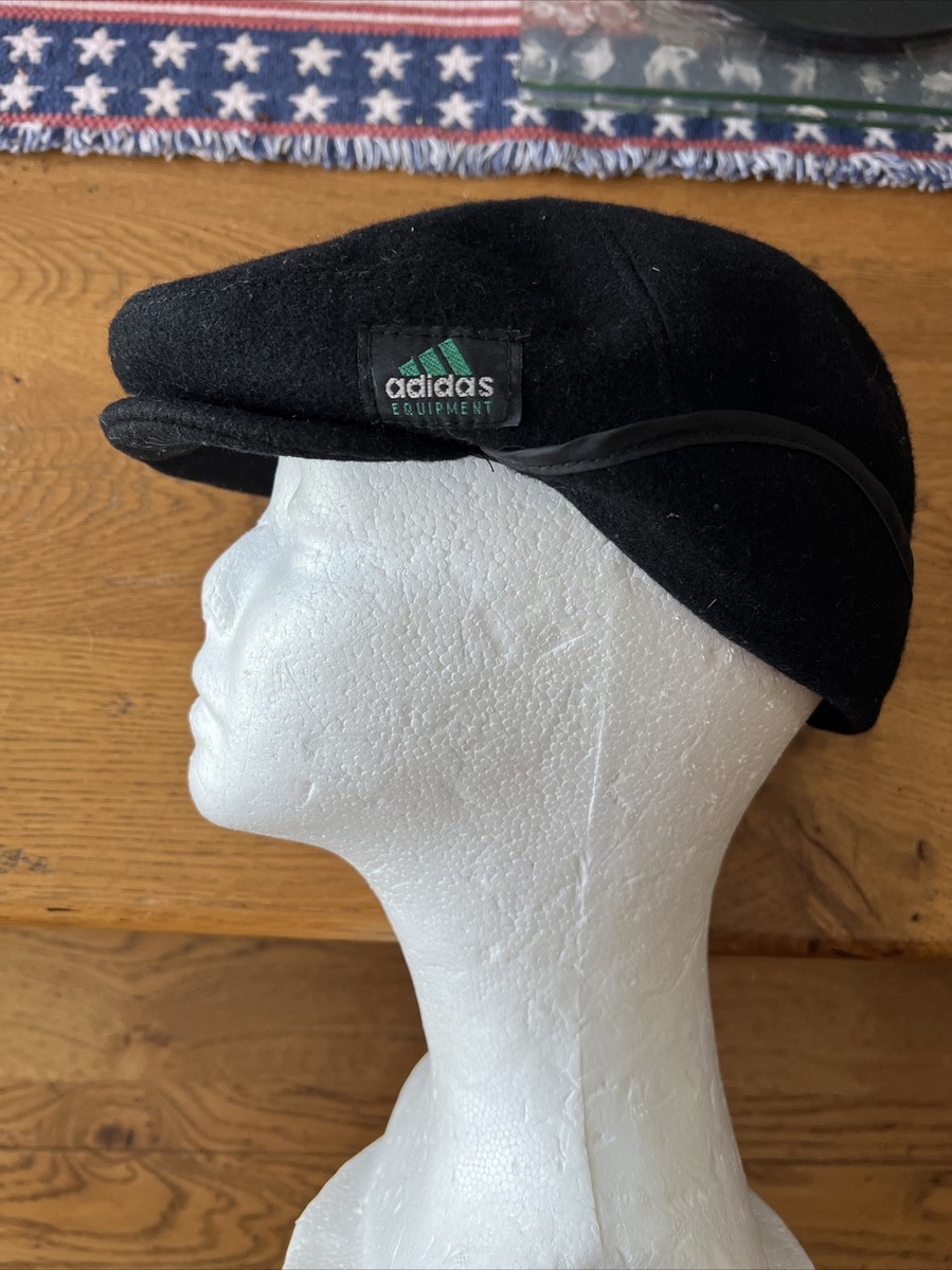 Adidas Equipment Wool Newsboy Flat Cap Hat Ne 065739 Size 56 Rare
