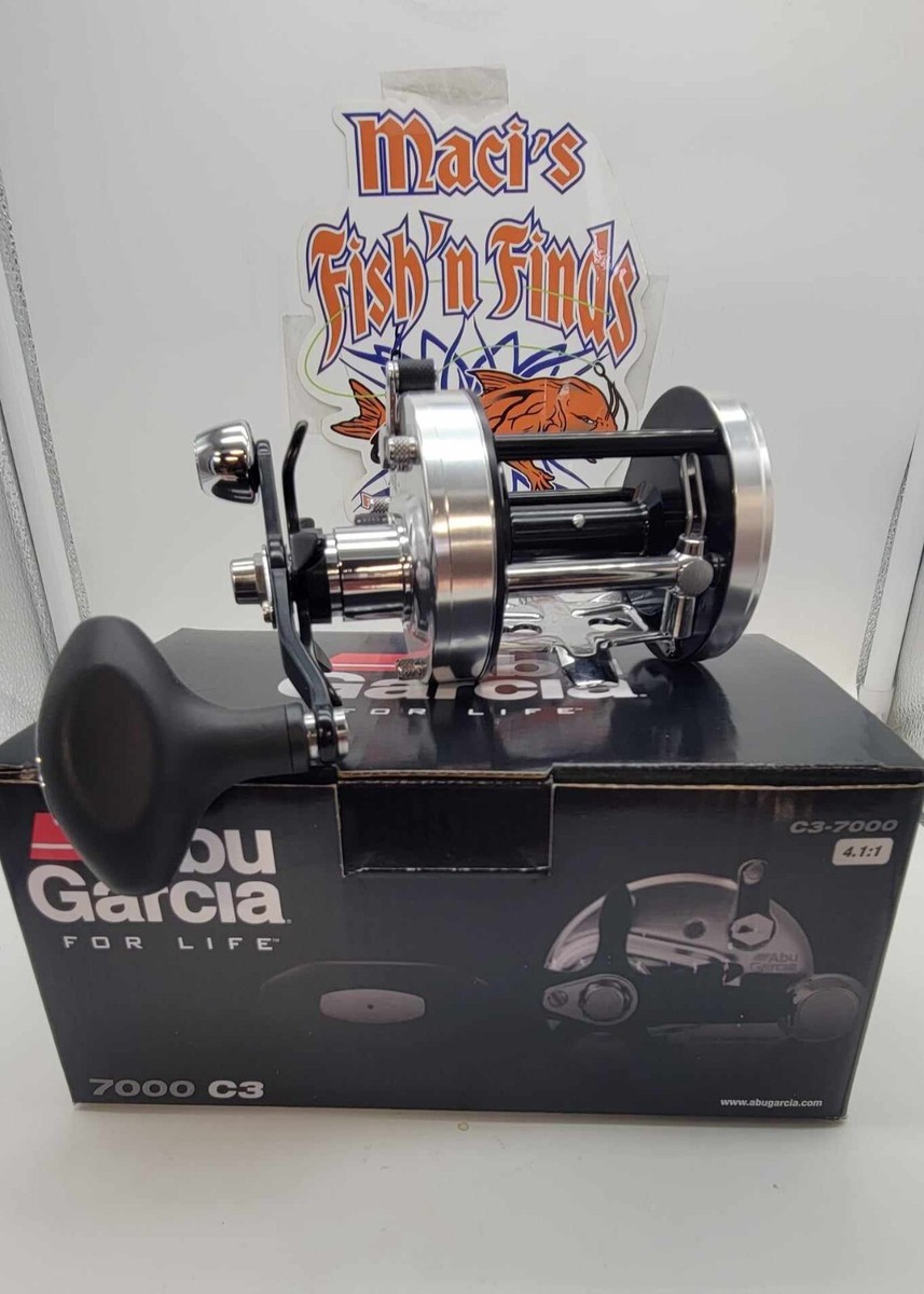 NIB Abu garcia 7000C3 ambassadeur right hand reel 4.1:1 baitcaster