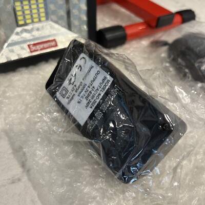 Supreme Cordless Floodlight Lamp Red FW16 New W/tags Box Ships Now