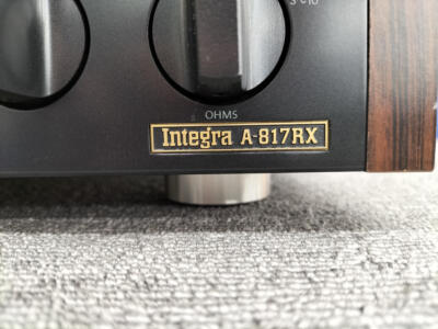 ONKYO: INTEGRA A-817RX | Stereo Integrated Amplifier Manual in