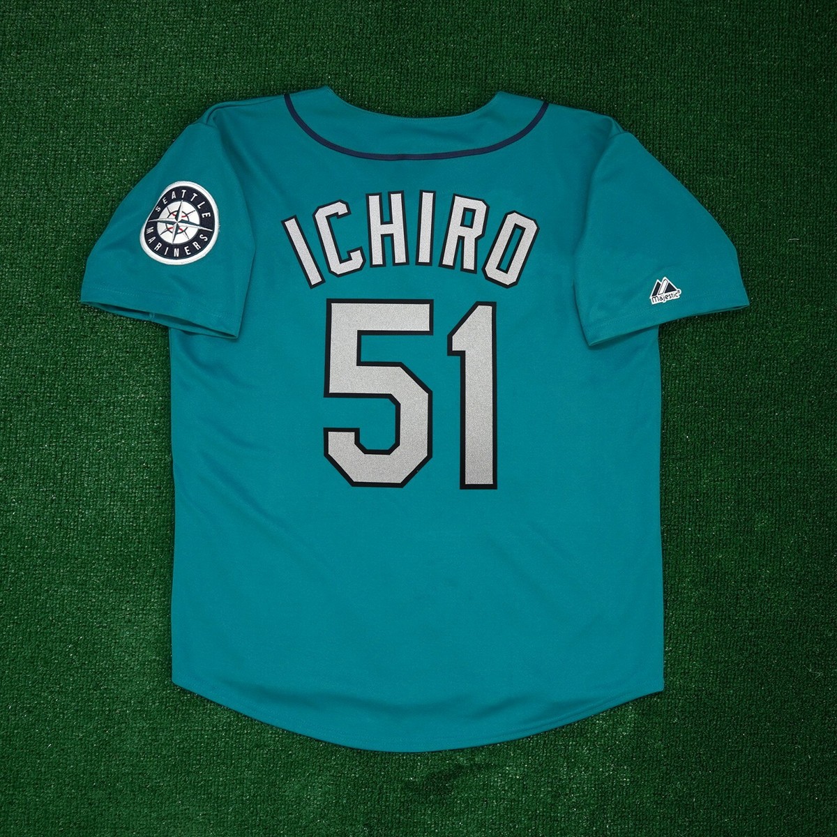Ichiro Suzuki Seattle Mariners Alternate Teal Jersey Men's (S-3XL
