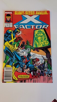 MARVEL COMICS THE X FACTOR GIANT SIZED ANNUAL ISSUE #2 1987 | eBay