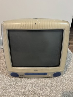 Vintage APPLE iMac G3 BLUE M5521 Semi tested | eBay