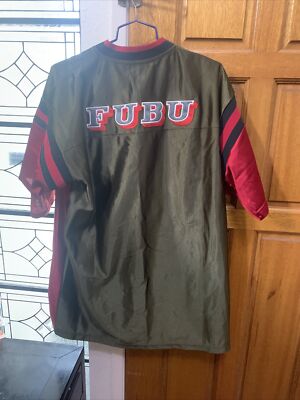 VINTAGE MENS OFFICIAL FUBU COLLECTION 05 JERSEY 1992 SZ XL Green