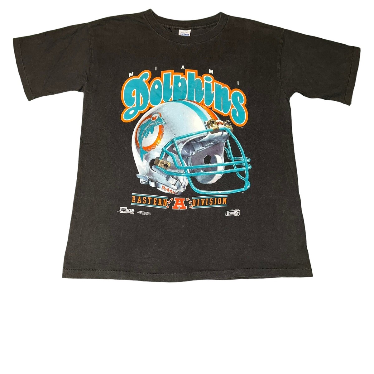 Vintage 1992 Salem Sports NFL Miami Dolphins Helmet T-shirt Size