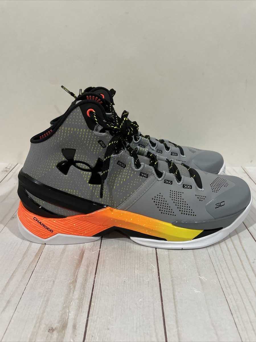 New Men's Under Armour Curry 2 Retro Iron Sharpens Iron 3026052