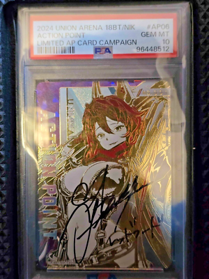 PSA 10 NIKKE Union Arena Hand Signed by Yoko Hikasa Serialized AP