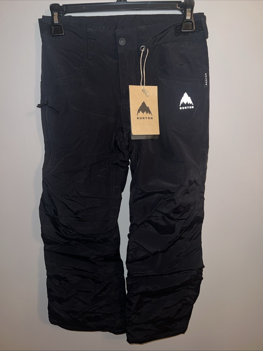 NWT Burton Boy's Small Barnstorm PT Snowboard Pant True Black $109