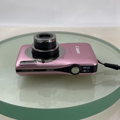 Canon IXUS 105 Digital Camera 12.1 Megapixels Pink Fully Tested