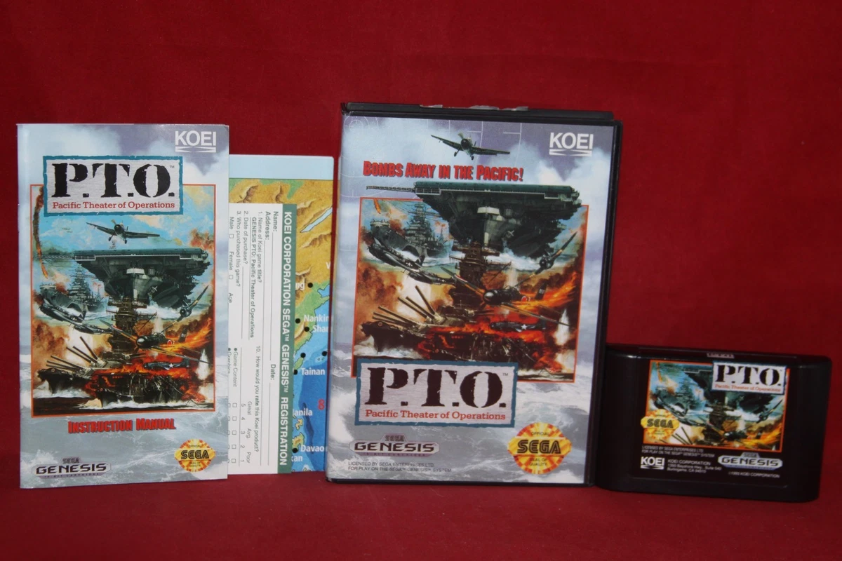 P.T.O.: Pacific Theater of Operations SEGA Video Games for sale | eBay