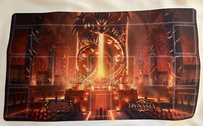 Flesh and Blood Dynasty Throne Armory Champion Promo Playmat FAB