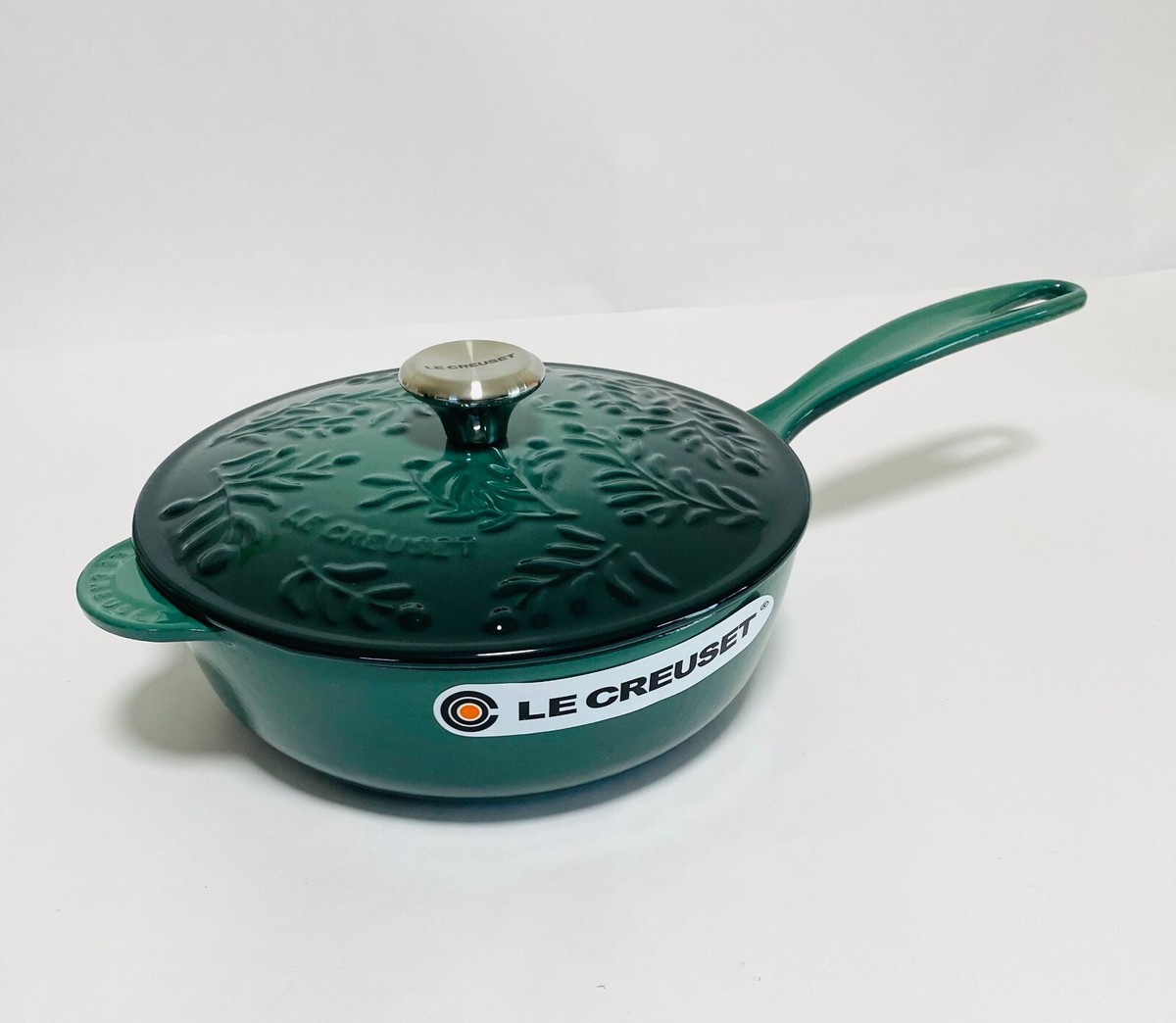Le Creuset Saucier Artichoke Saucepan 21cm Olive Cast Iron from