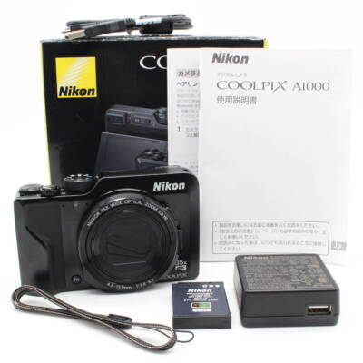 Mint] Nikon COOLPIX A1000 BK Black Digital Camera Wi-Fi 259