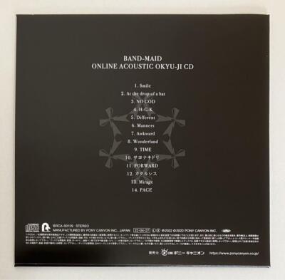 Band-Maid Online Acoustic Okyu-Ji CD Fan Club Limited Edition