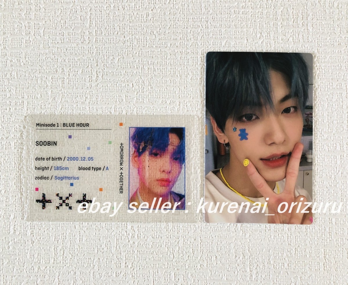TXT TOMORROW X TOGETHER SOOBIN Minisode1:Blue Hour Photocard Free