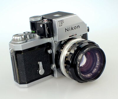 Nikon F1 35mm SLR Film Camera + 50mm F1.4 Prime Lens with Case | eBay