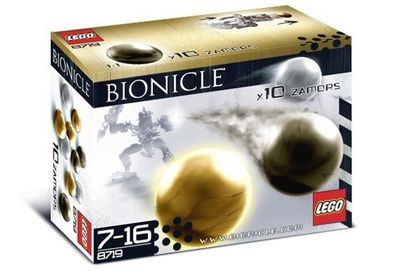 8719 ZAMOR SPHERES lego bionicle NEW sealed legos set DAMAGED BOX