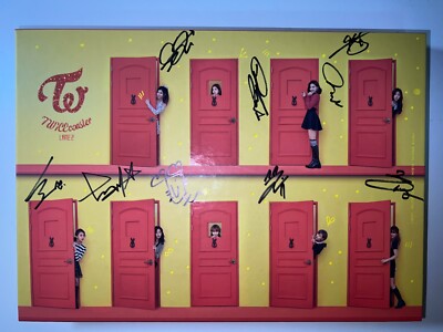 TWICE [TWICE COASTER : LANE 2] ALL MEMBER Autographed Signed Album
