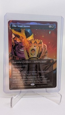 MTG Magic The Gathering The Soul Stone 0243 Borderless Foil Spider