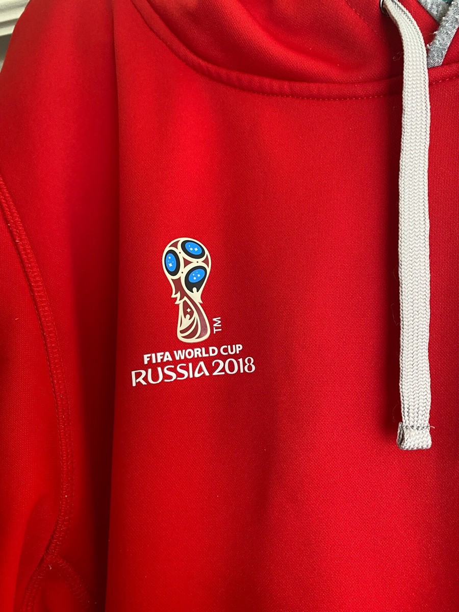 Official Apparel 2018 FIFA World Cup Russia Soccer Red Hoodie