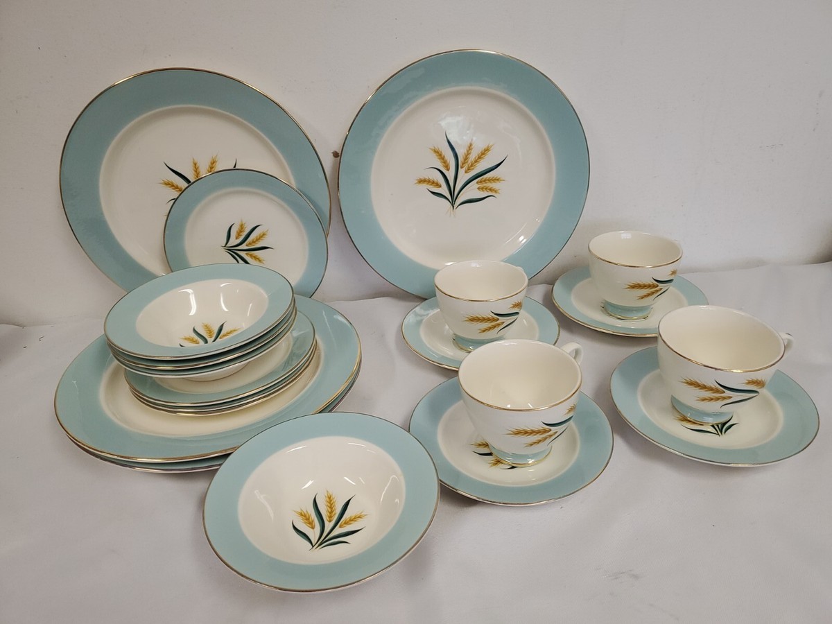 Vtg International D.S. Co. Alliance Ohio 20pc Serve/4 Viking Wheat