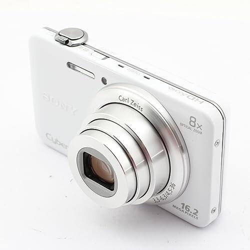 Sony Digital Camera DSC-WX60 Cyber Shot White 8.0x 16.2MP Compact