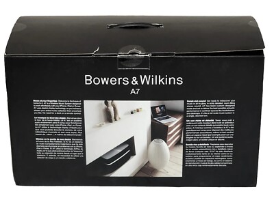 Bowers & Wilkins A7 Hi-Fi Wireless Music System w/ Remote, Power