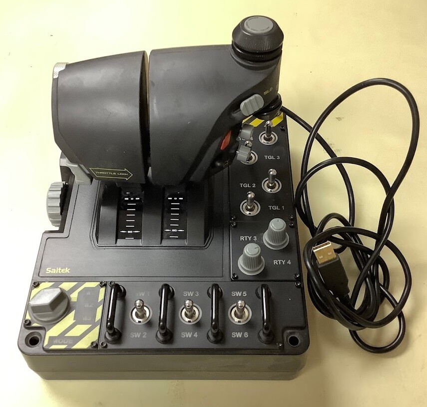 Saitek X55 Rhino Flight Control System, Throttle Only | eBay