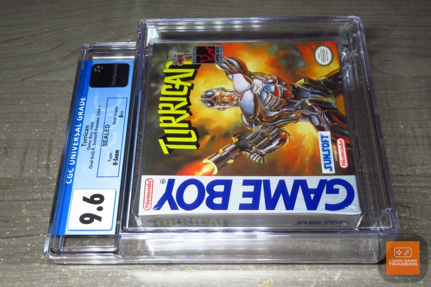 CGC 9.6 A++ - Turrican [Sunsoft] Original Game Boy, GameBoy 1998