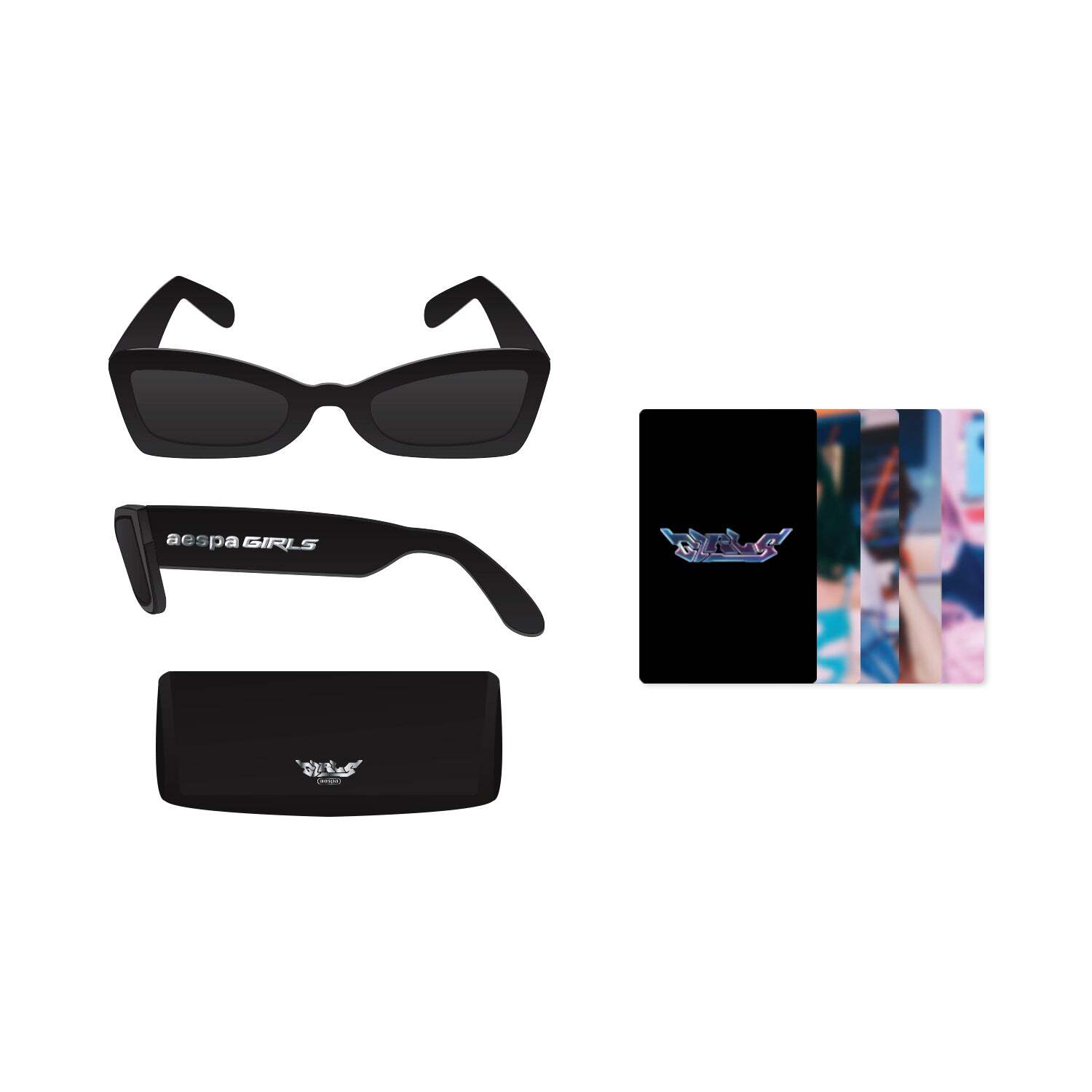 AESPA - GIRLS SGS SM Global Shop Official Sunglasses Photocard | eBay