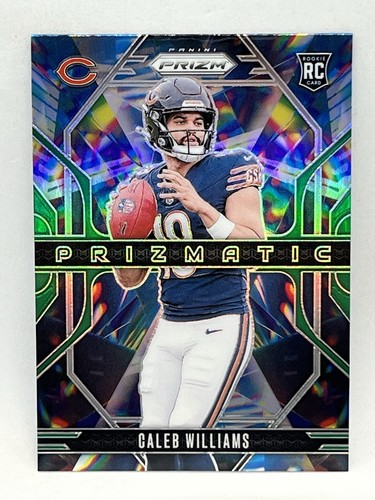 2024 Panini Prizm Caleb Williams Prizmatic Green Rookie Card RC #1