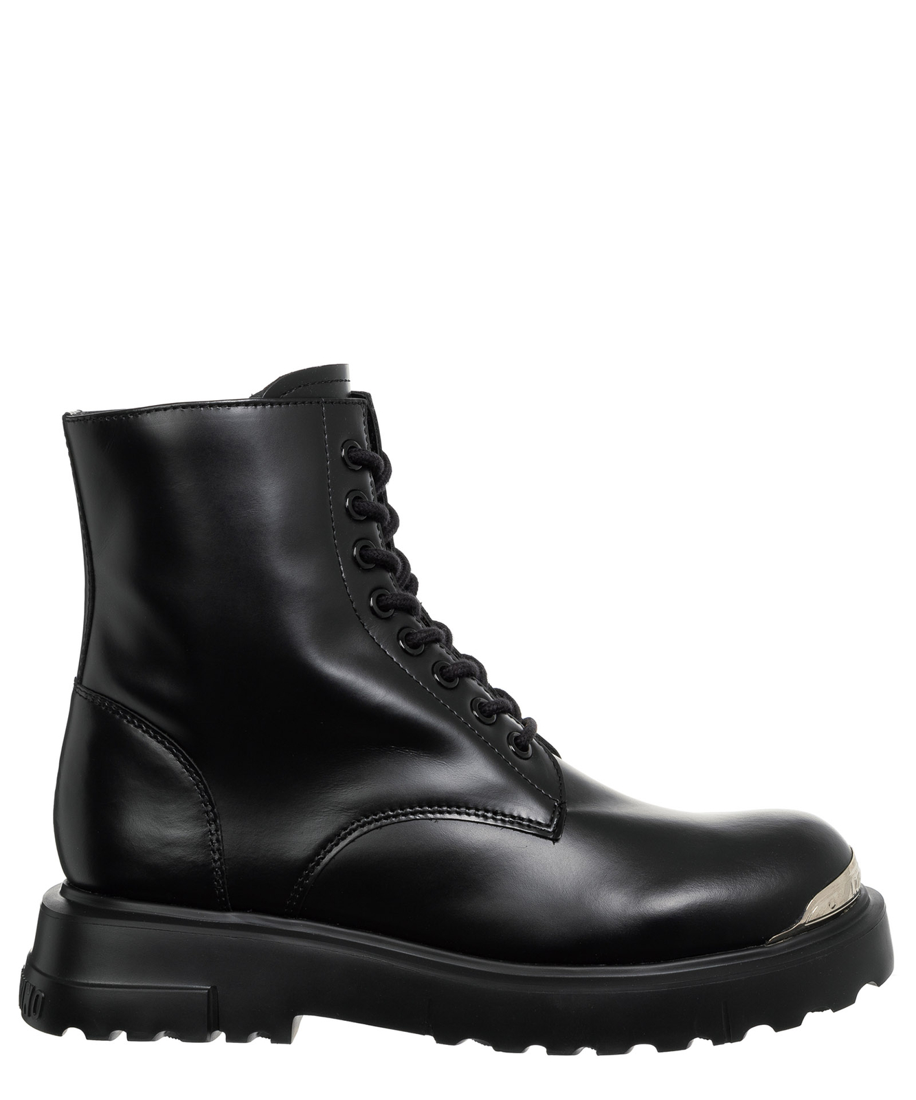 Love Moschino combat boots women JA24124G1LIA0000 Black leather